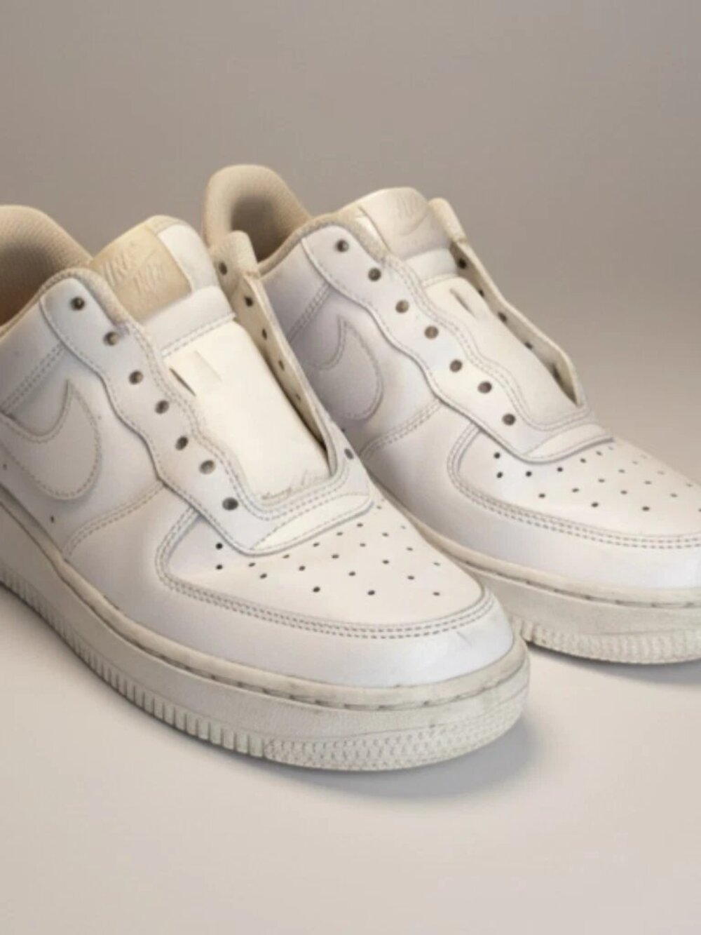 Nike Air Force 1 '07 Low Triple White 315115-112 Sneakers White Womens Size 7